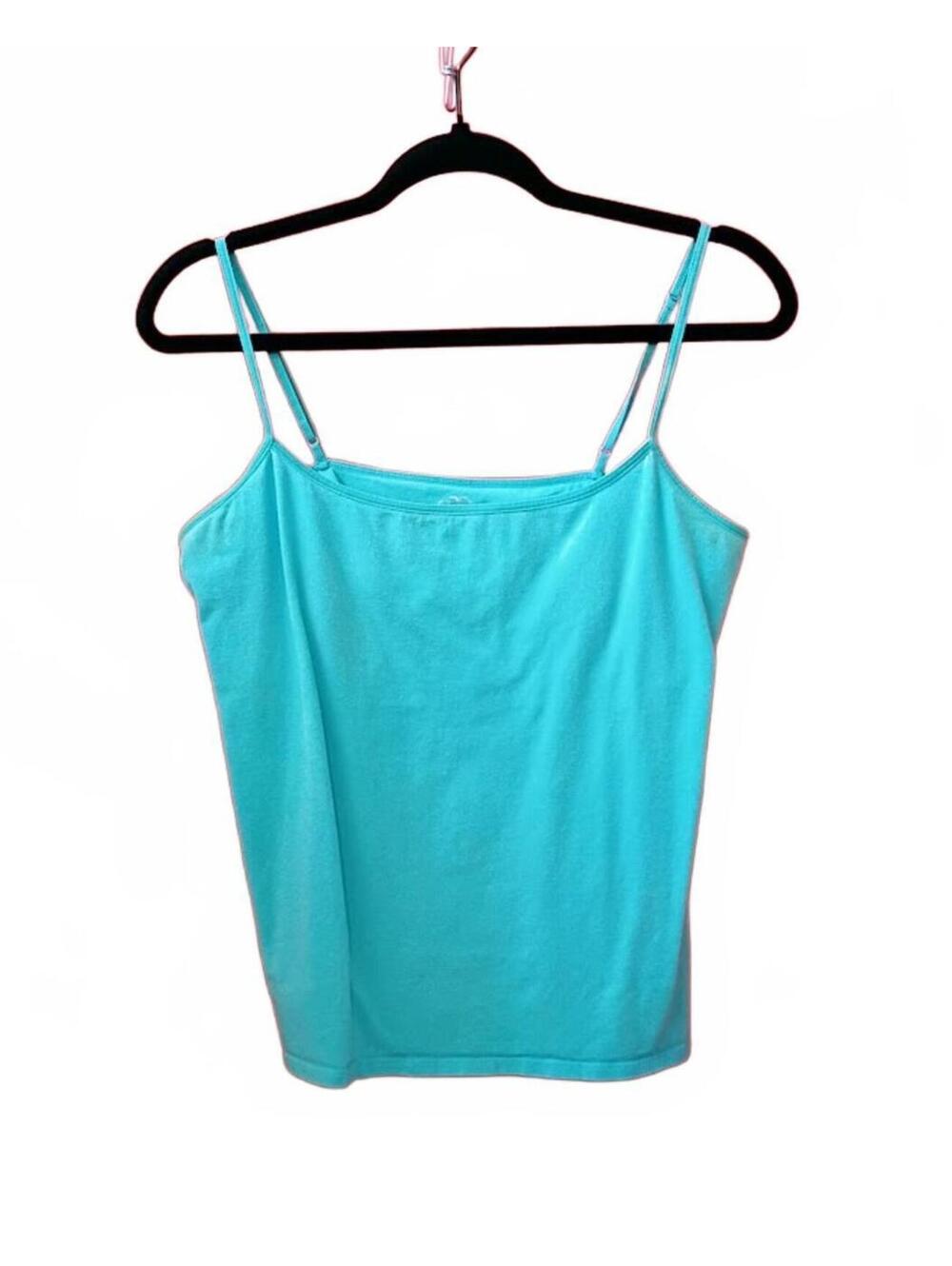 Turquoise Spaghetti Strap Camisole Tank Top Size XL
